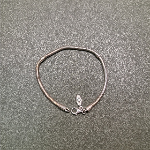 Pandora Silver Charm Bracelet with Lobster Clasp - Picture 1 of 1